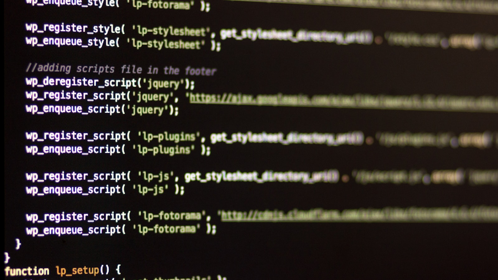 A computer screen with a bunch of text on it – Filtering Site Editor Screens in WordPress 7.1: DataViews and DataForm API Hooks